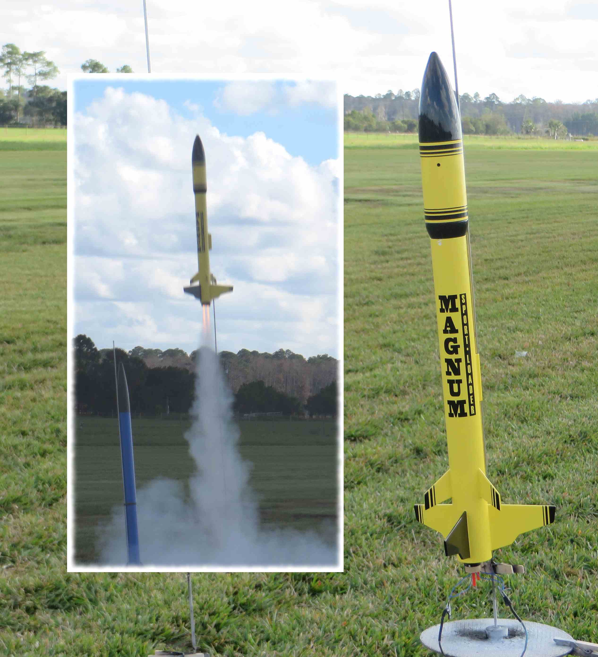 Quest Flying Model Rocket Kit Magnum Sport Loader 3012 