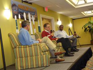 Bob Cabana, Sam Durrance, and Winston Scott