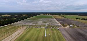 Aerial Shot of Launch at Bunnell Blast 2014