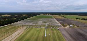 Aerial Shot of Launch at Bunnell Blast 2014