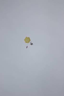Bomarc Under Parachute