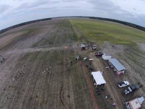 Aerial View of Pads