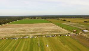 Aerial View of Rocket Launch at NEFAR