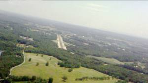 A peek of Interstate 81, looking East