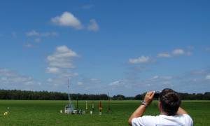 Carl Photographs a Launch