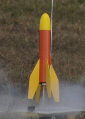 Close-Up of Baby Bertha Launch