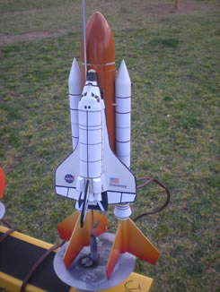 Dr. Zooch Model Rocket - Return to Flight Space Shuttle