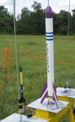 MMX Wac Next to Tom's Furaba rocket. July 2, 2011
