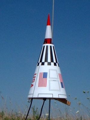 Semroc Flying Model Rocket Kit Point  KV-58 