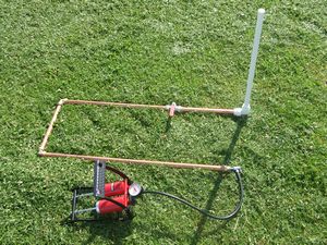 Air store pressure launcher