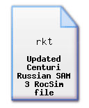 Updated Centuri Russian SAM 3 RocSim file
