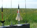 Bill Eichelberger's ****Fishhead Rocketry - Space Twins 1.8x