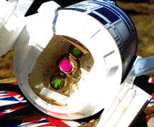 R2 with cluster, rear view